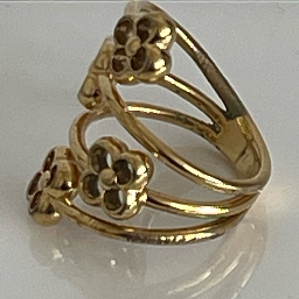 LOUIS VUITTON Flower Full Ring - Picture 2 of 8